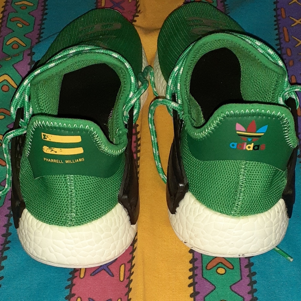 2016 Adidas Pharrell Williams NMD Human Race Green Shoes - Picture 4 of 6